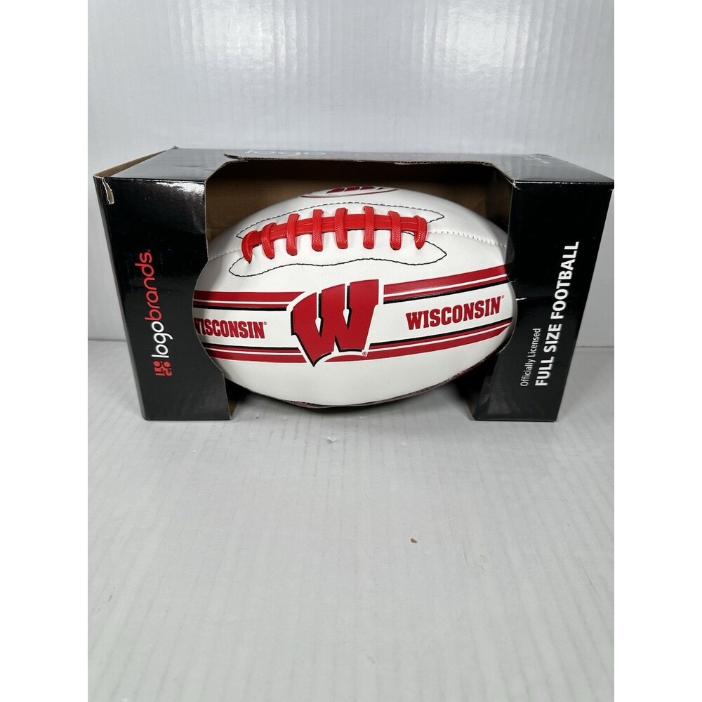 Wisconsin Stadium Full-Size Football Official NCAA Licensed by Logo Brands NEW